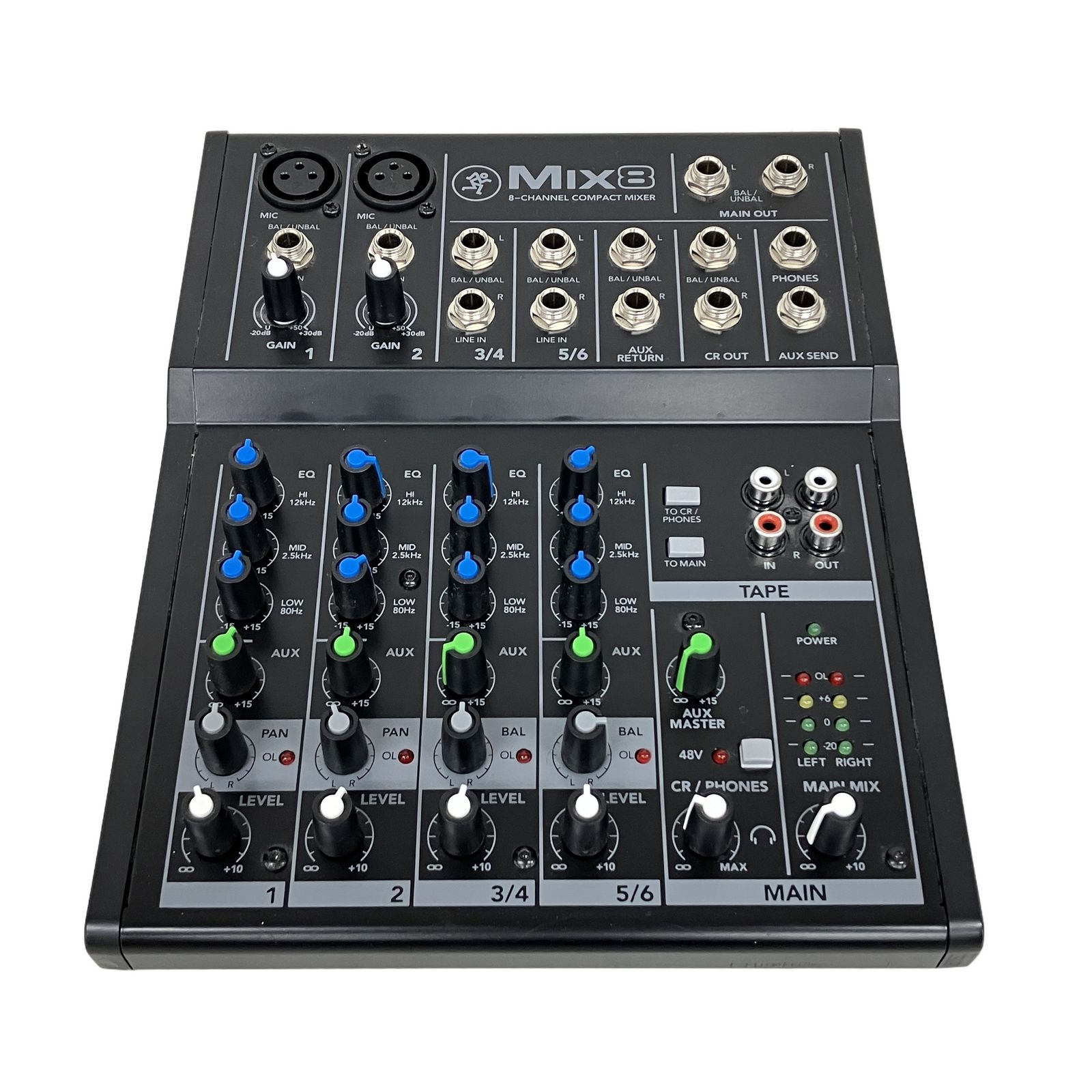 E*〉様 【中古・美品】Mix8 コンパクトミキサー MIX8：配信やライブならこちら！MACKIEの高品質コンパクトミキサーMIX8