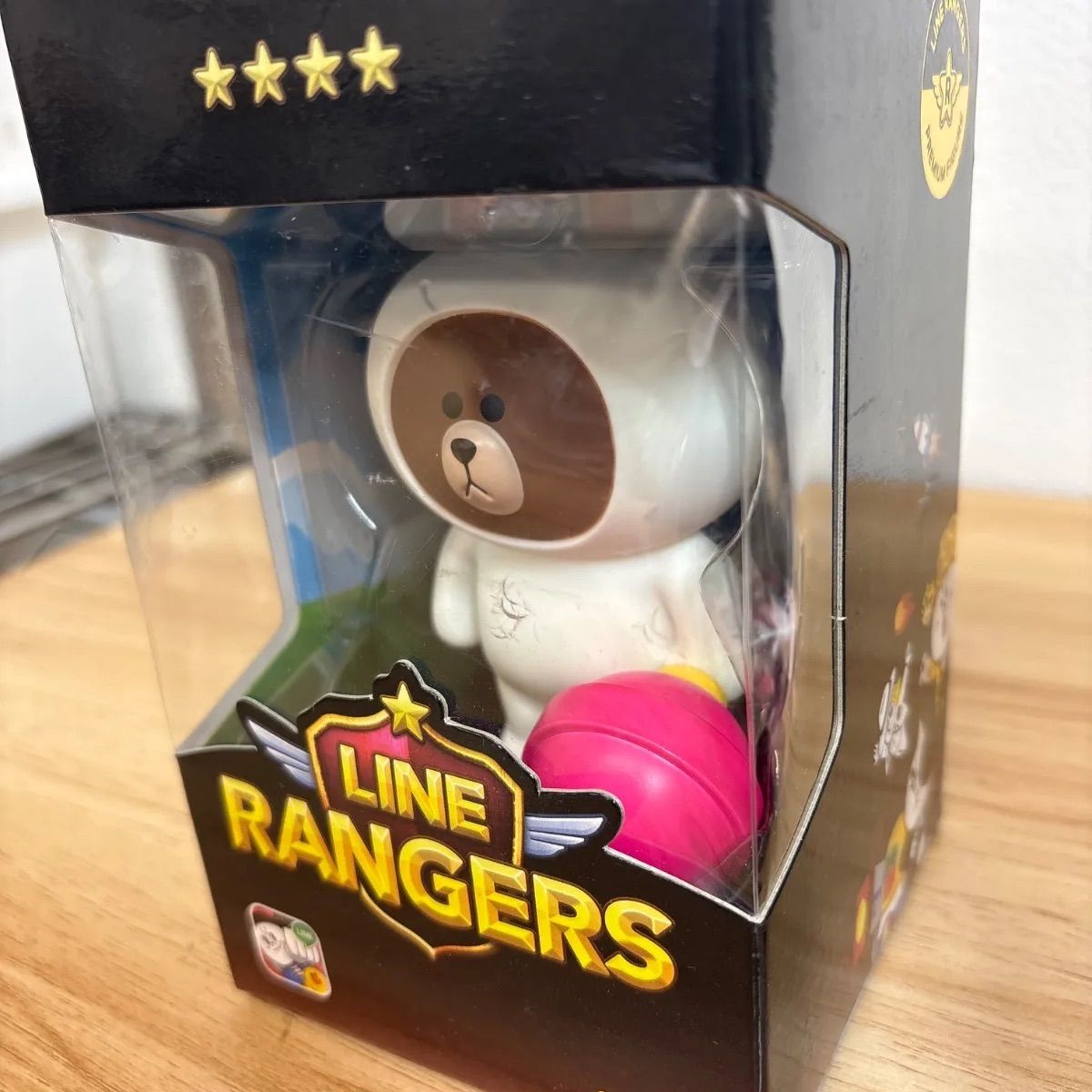 限定 LINEレンジャー LINE RANGERS コービー フィギュア ラインレンジャー サンダーブラウン コービー LINE スマホゲーム 2体