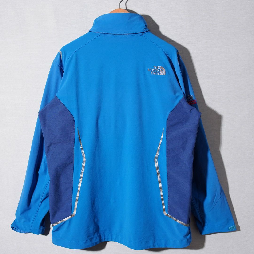 ノースフェイス THE NORTH FACE ソフトシェルジャケット XL ブルー 
