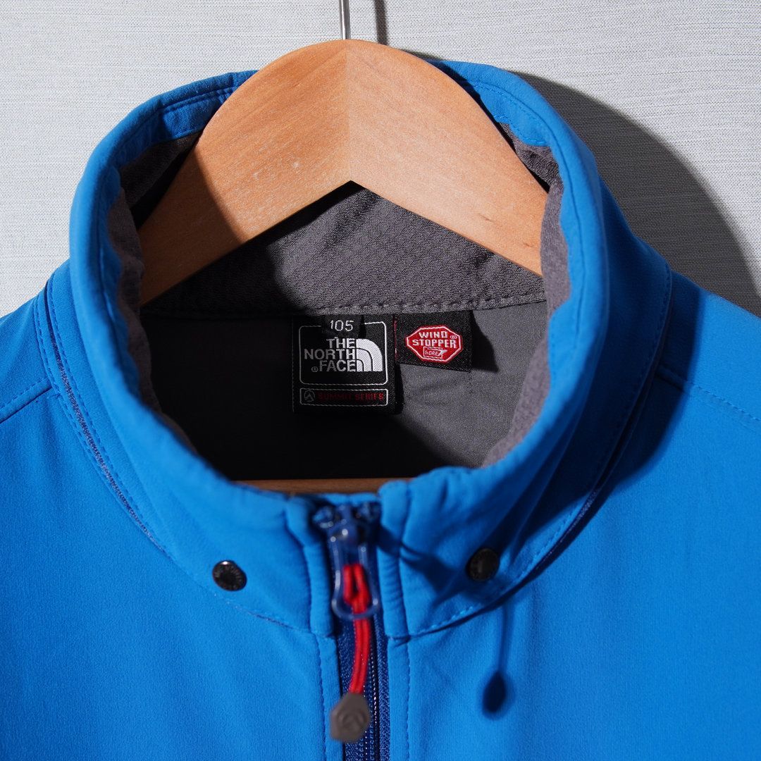ノースフェイス THE NORTH FACE ソフトシェルジャケット XL ブルー 