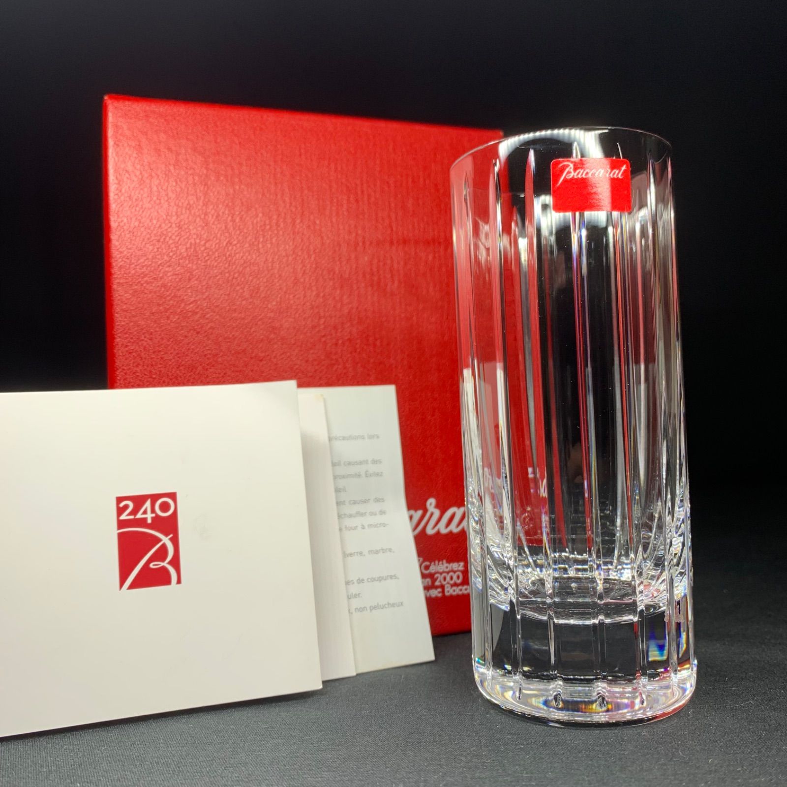 F209 Baccarat バカラ ハーモニー ハッピーアワー 高さ約12cm 未使用 箱付き 食器 グラス
