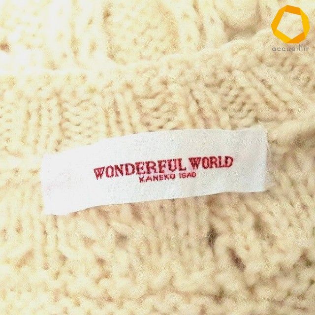 axc ワンダフルワールド WONDERFUL WORLD カネコイサオ カーディガン