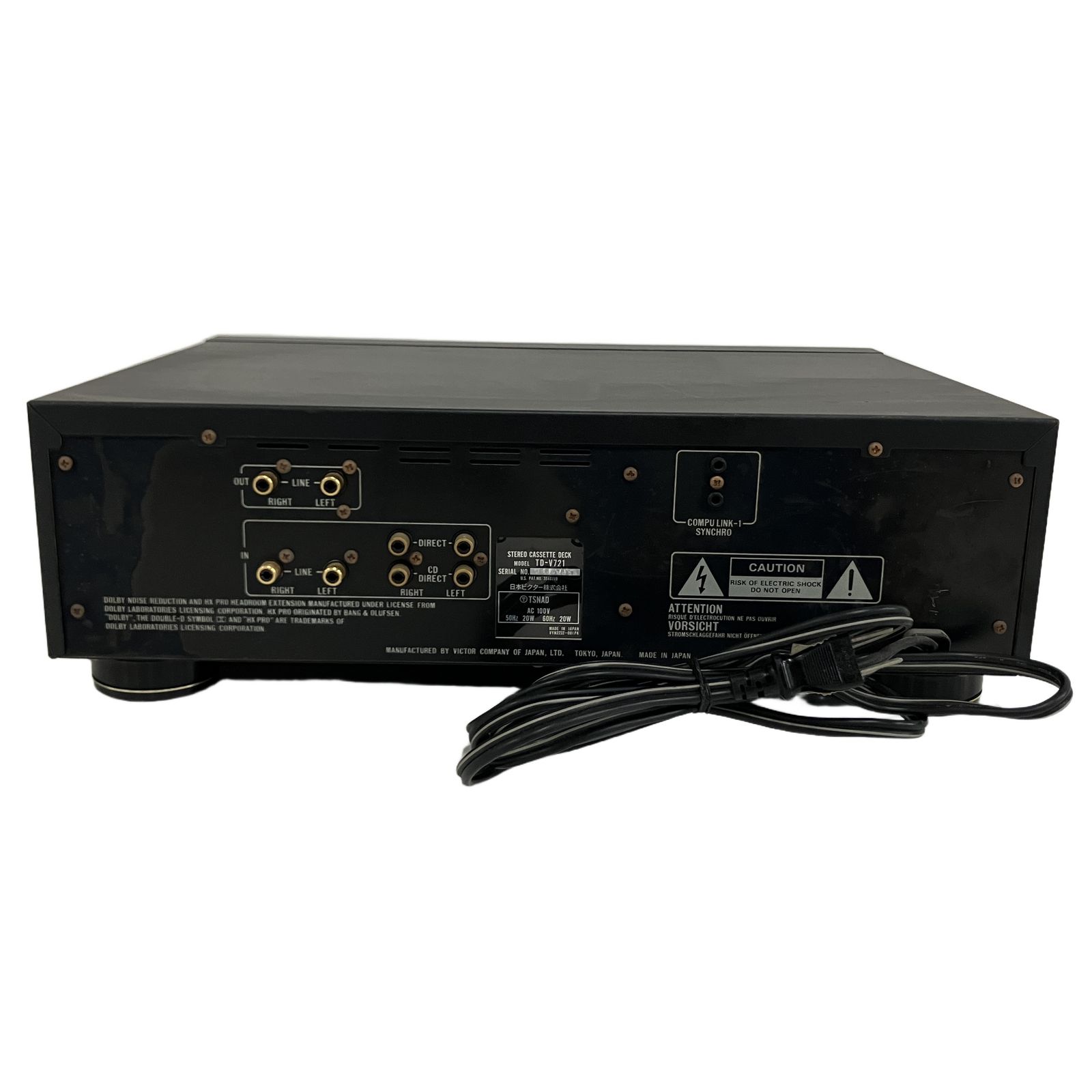 Victor ビクター TD-V721 ステレオカセットデッキ ☆ビクター ☆Victor ☆TD-V721 ☆ステレオカセットデッキ ☆中古
