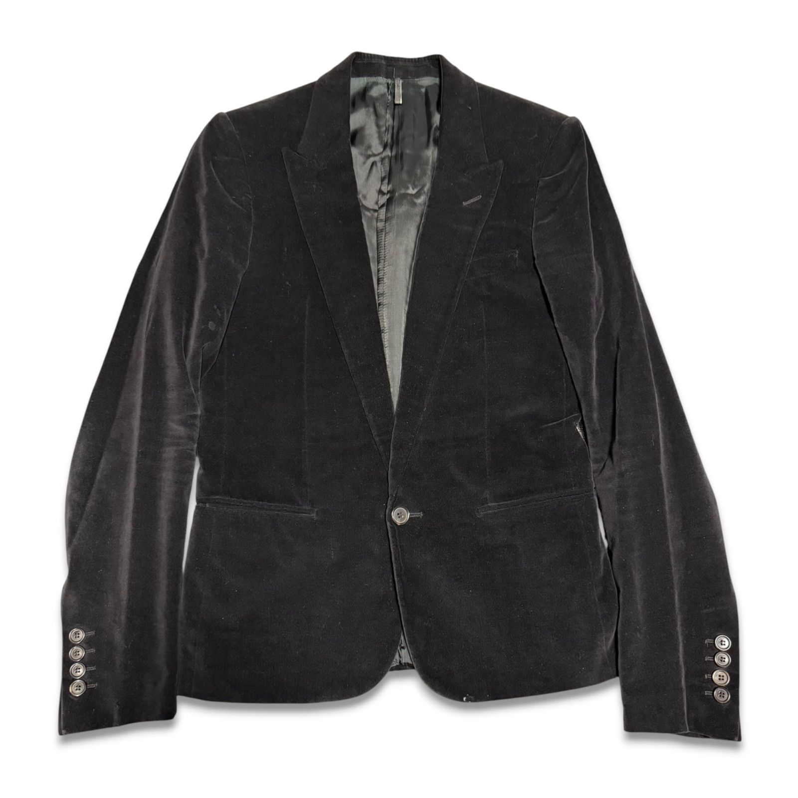 エディ期】Dior HOMME ディオールオム 05AW 別珍 ベロア チューブ