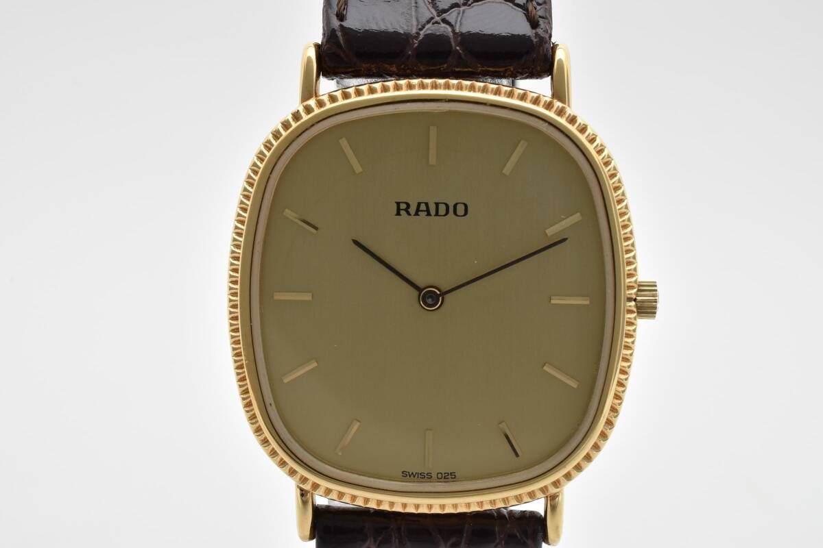 稼働】 ラドー RADO 204.3610.2 腕時計 ユニセックス スクエア