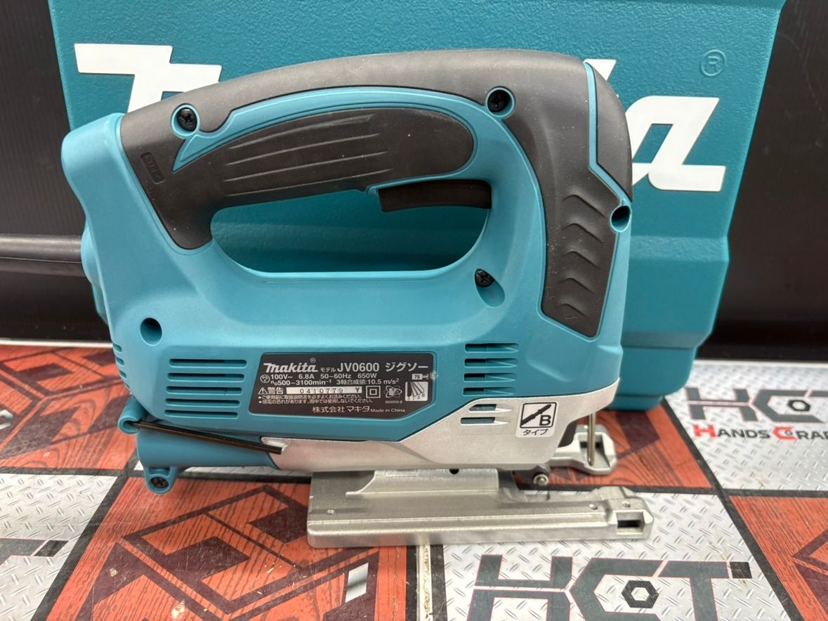 【未使用】makita マキタ JV0600K ジグソー 木材 90mm 軟鋼板 10mm アルミニウム板 20mm【ハンズクラフト宮崎新名爪店】 □【未使用】makita マキタ JV0600K ジグソー 木材 90mm 軟鋼板 10mm