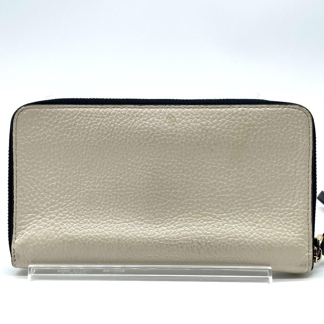 コーチ COACH 長財布 レザー ホワイト 白 ラウンドファスナー 馬車ロゴ 