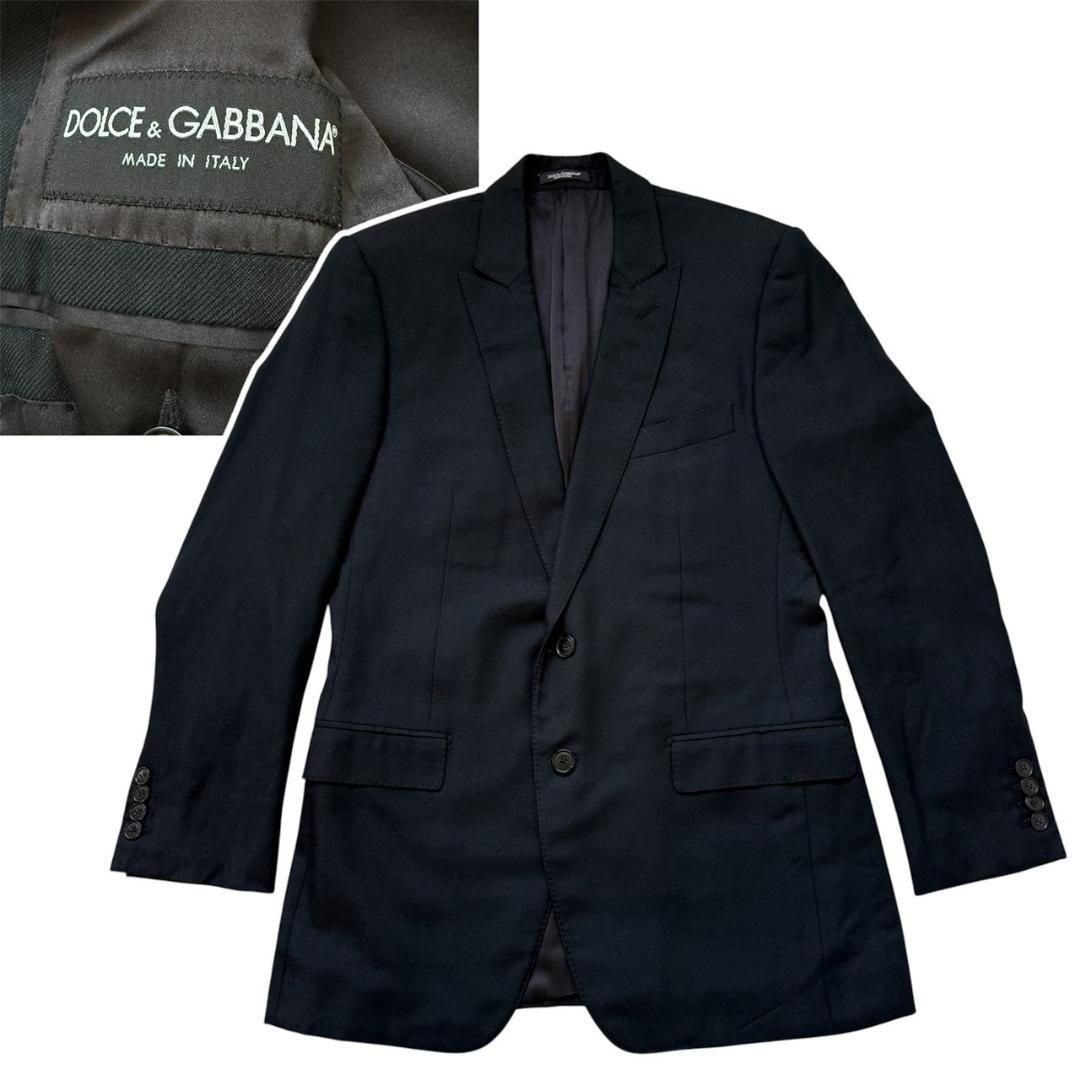 DOLCE&GABBANA LUXURY シルク混 ジャケット 48 2B 黒 - メルカリ