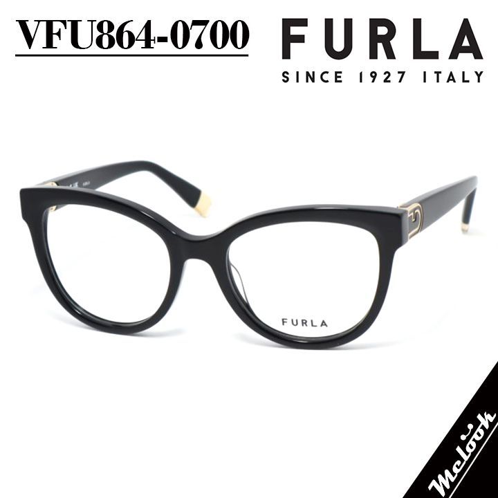 FURLA フルラ レディース メガネ フレーム VFU864-0700 FURLA フルラ レディース 眼鏡 メガネ フレーム サングラス VFU864