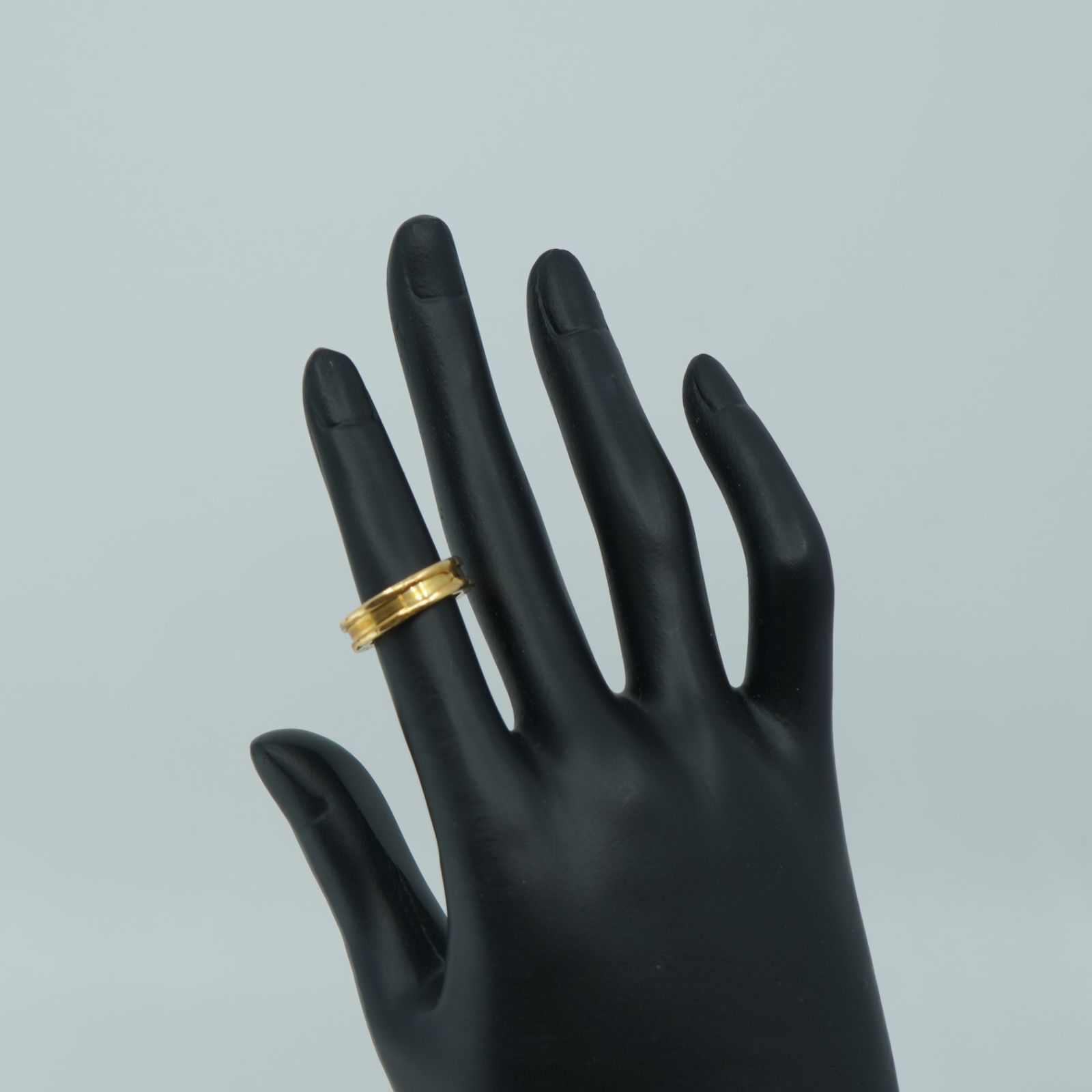 K18 YG BVLGARI ブルガリ B-zero1 ビーゼロワン 1バンド #45 リング 