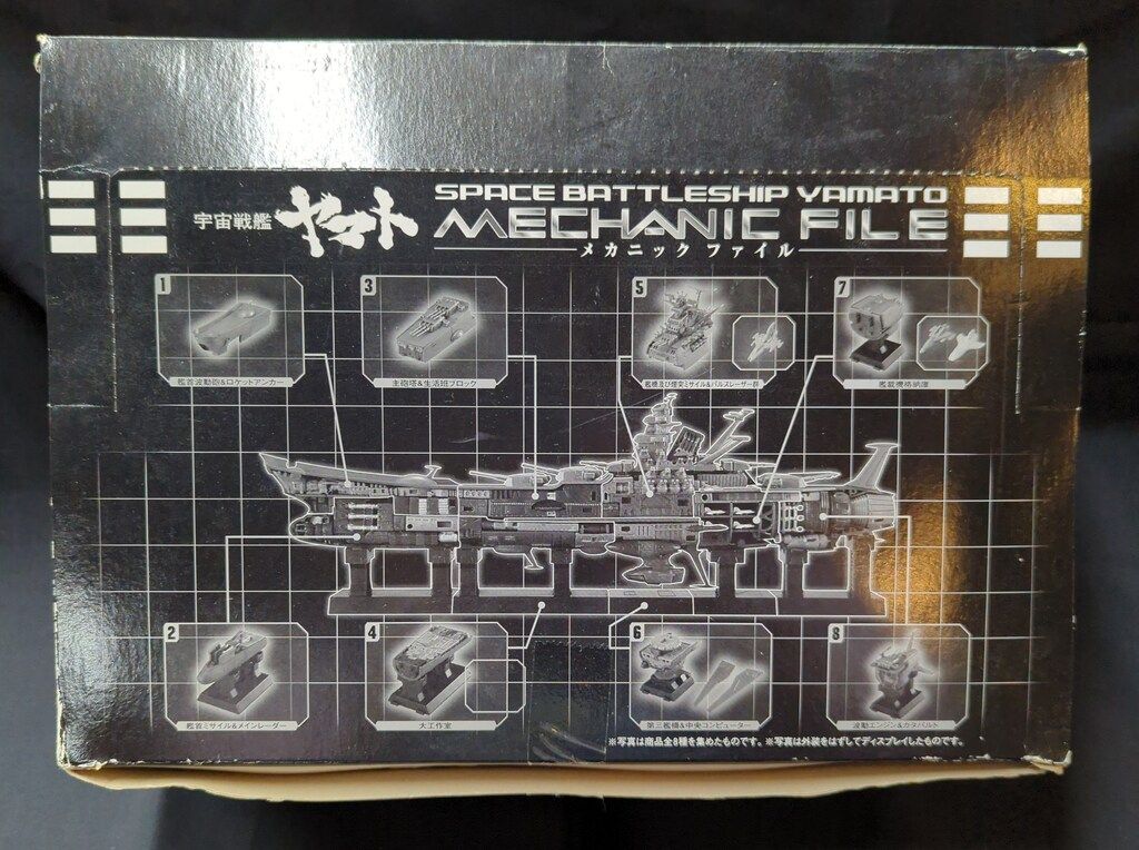 宇宙戦艦ヤマト　メカニックファイル全8種セット Amazon.co.jp: バンダイ 宇宙戦艦ヤマト メカニックファイル 全8種