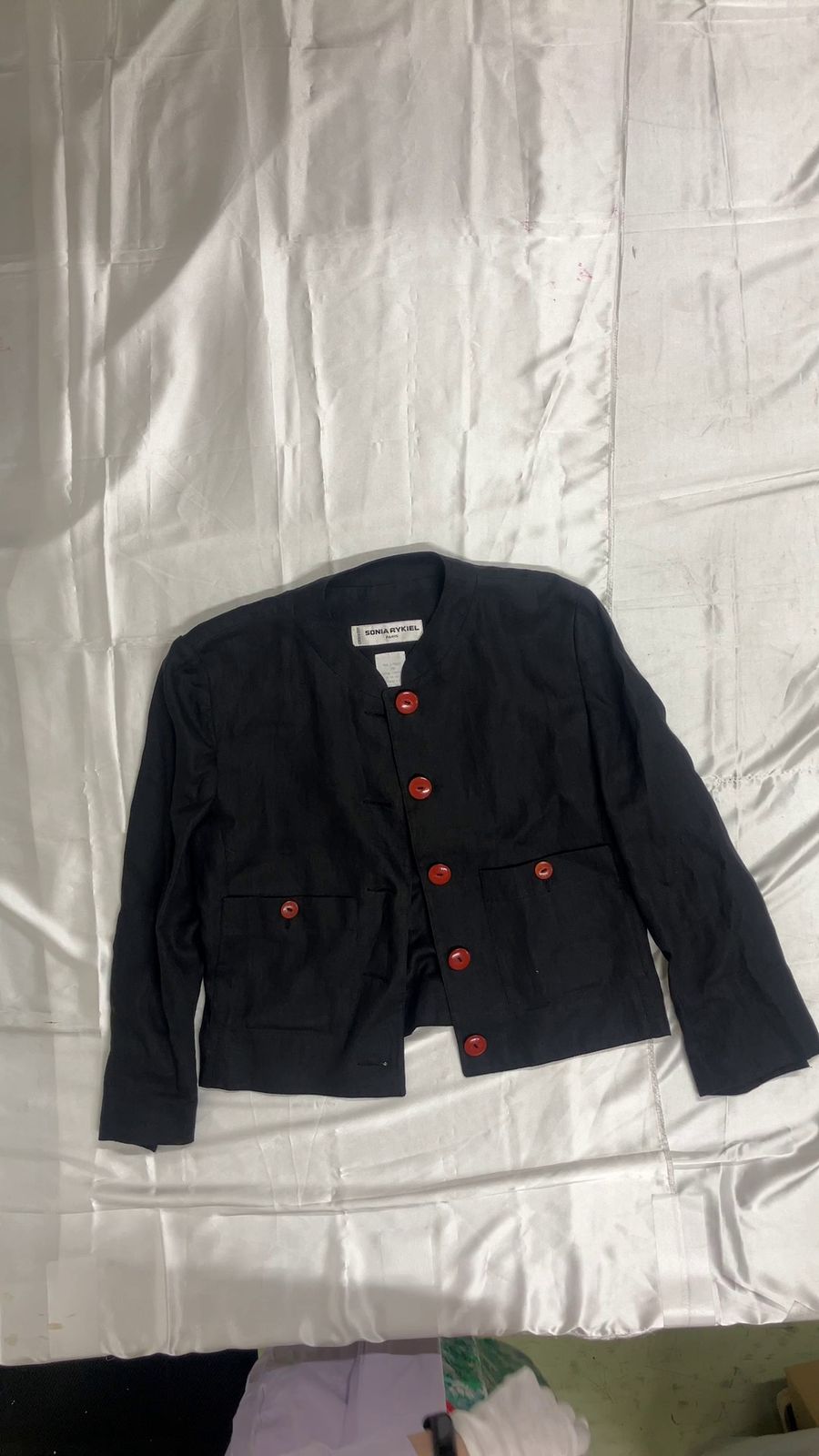 フランス製★ソニア リキエル/SONIA RYKIEL【上38-M/下36-S/黒/レディース】 RA-7] SONIA RYKIEL ソニアリキエル ノーカラージャケット 38 - メルカリ