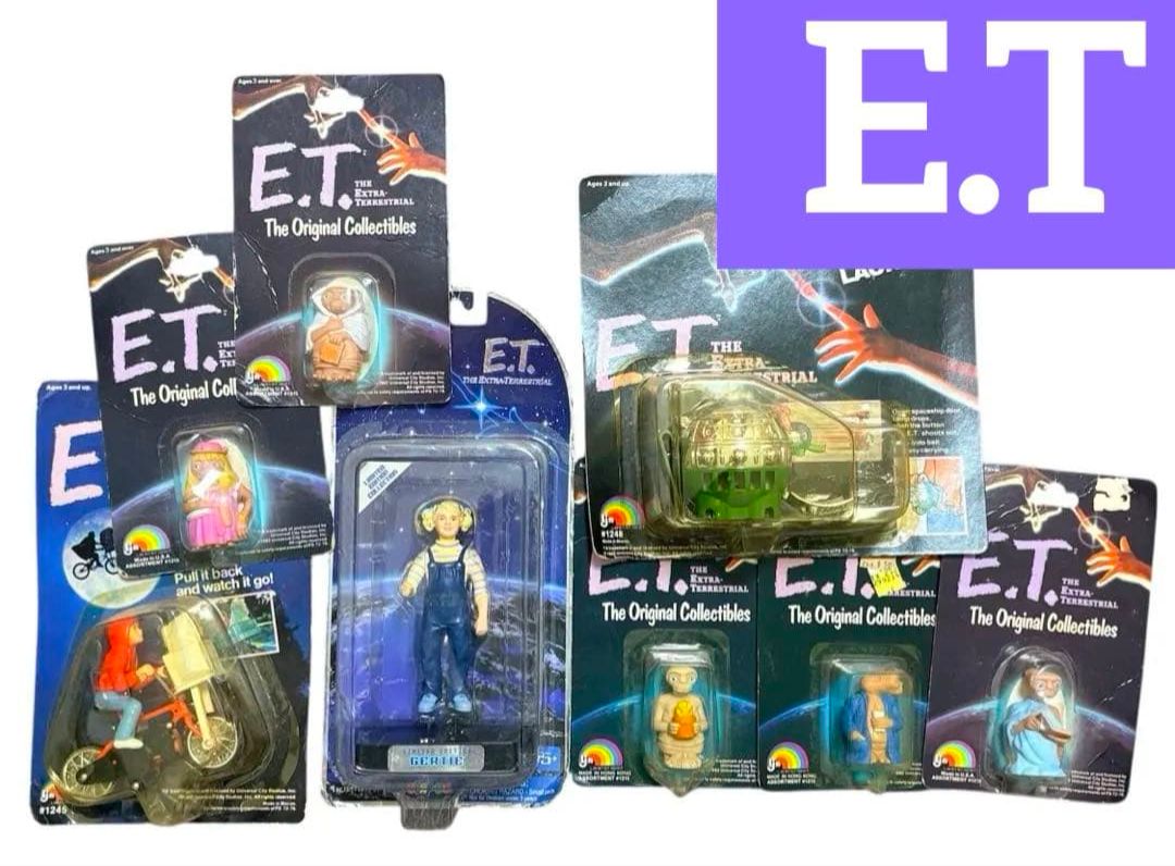 希少】E.T. 当時物 未開封フィギュアLJN社 8点まとめ売り - メルカリ