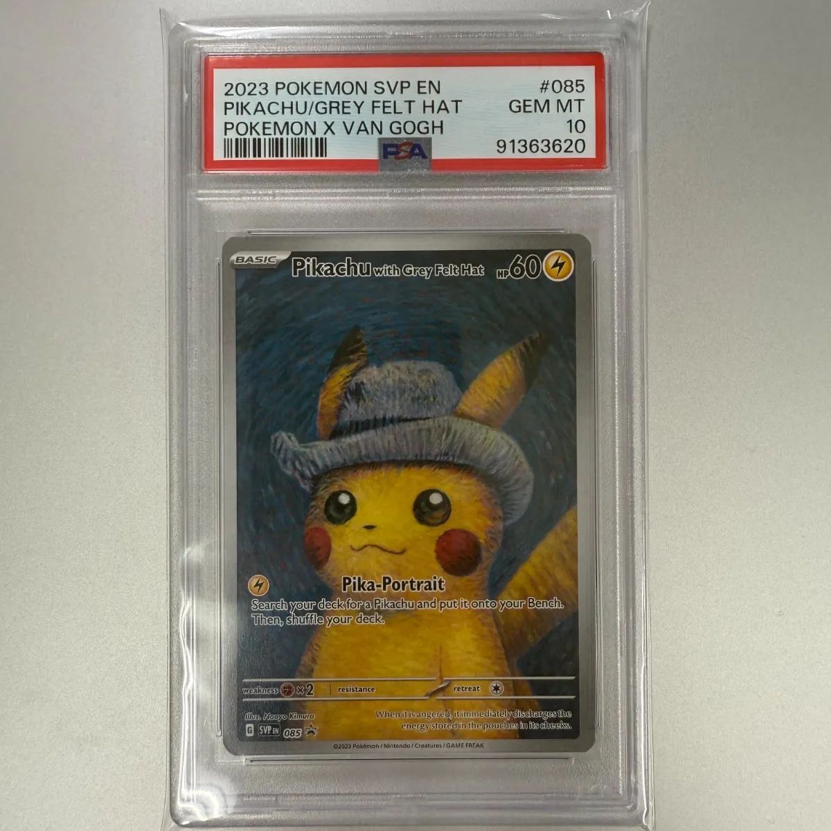 ゴッホピカチュウ　CGC10 085 PSA10】ゴッホピカチュウ SVPEN 085 PROMO 2023 - メルカリ