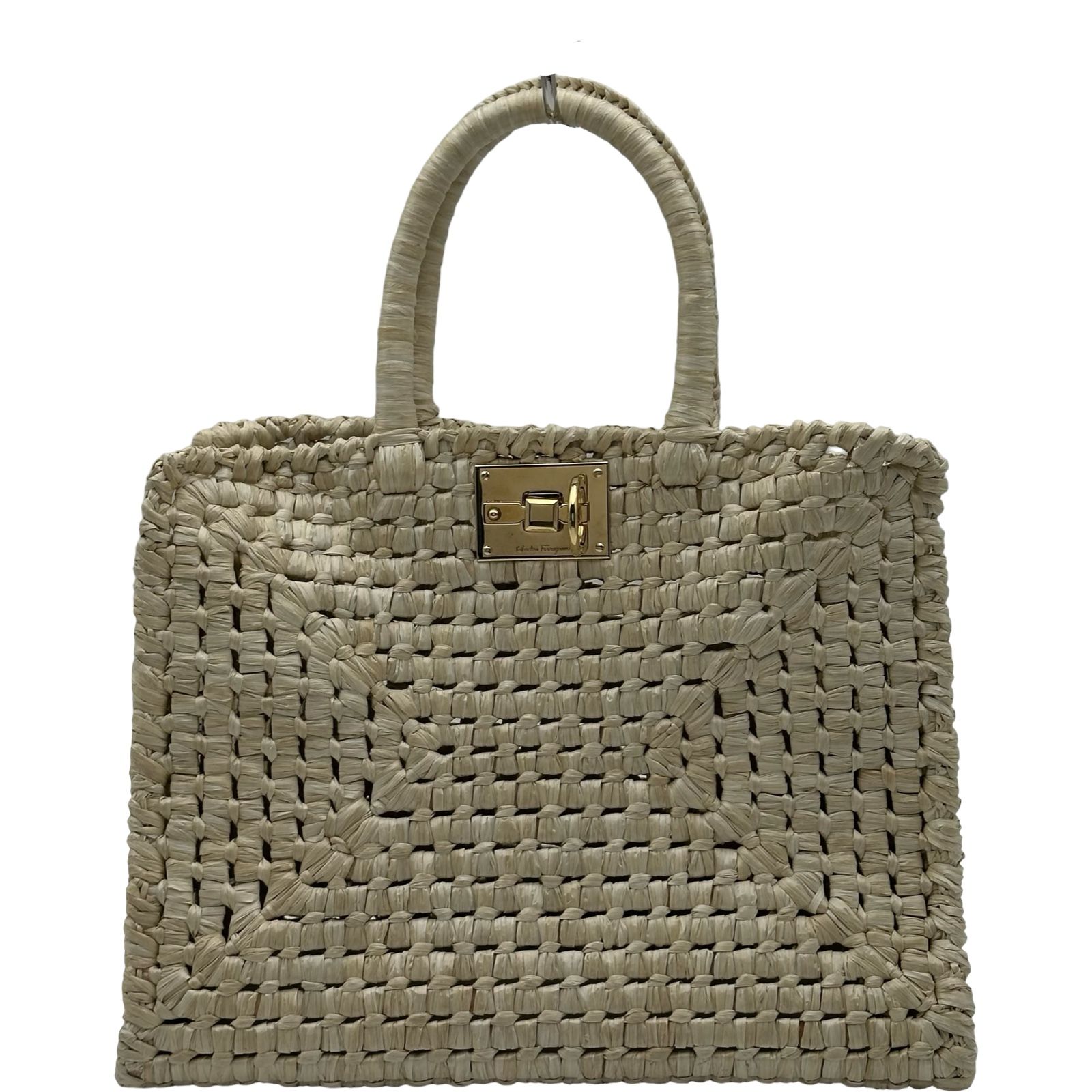 サルヴァトーレ・フェラガモ Salvatore Ferragamo カゴバッグ 