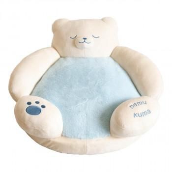 ペット用品 ペット用クッションベッド ねむくまベッド しろくま BED-KUMA02