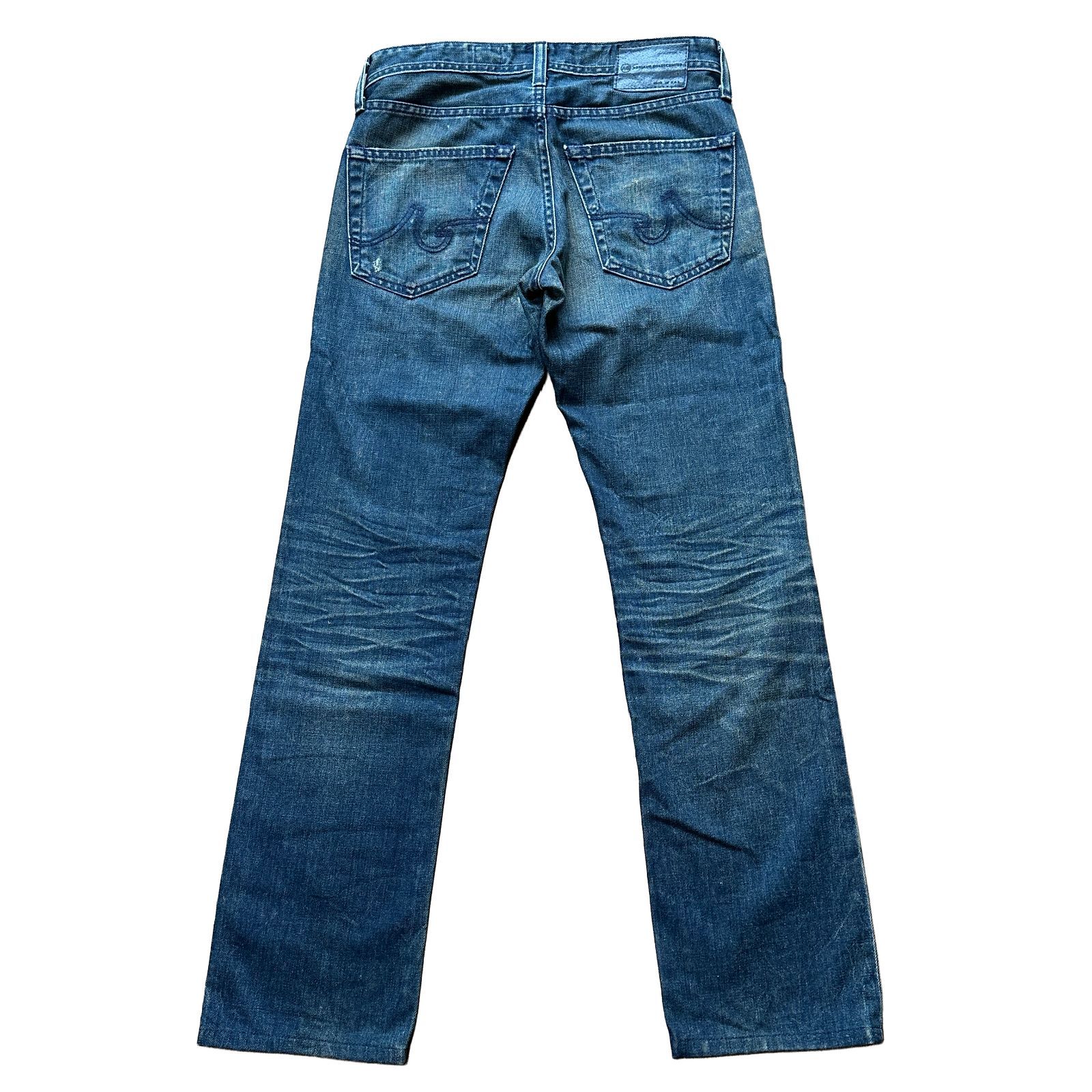 AG MATCHBOX SLIM STRAIGHT デニム USA製 濃紺 28 極美品】 AG マッチ 