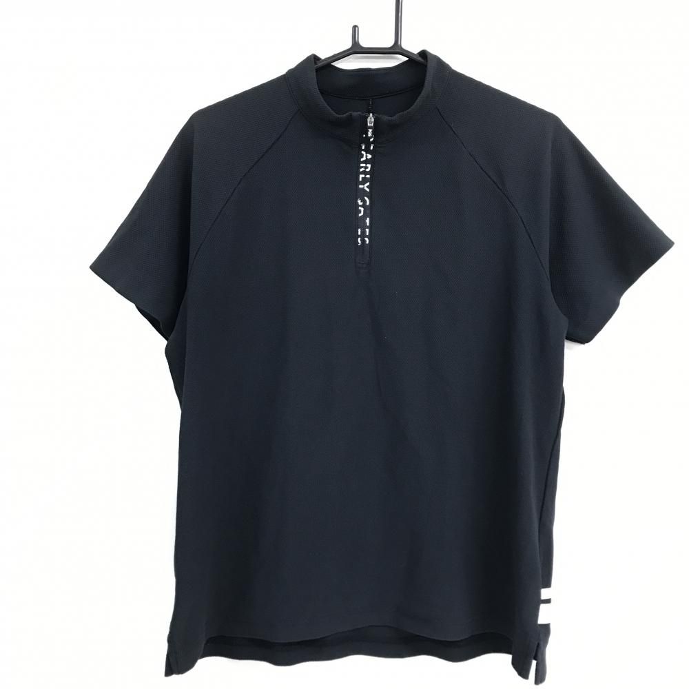 PEARLY GATES ゴルフシャツ ネイビー サイズ：3 PEARLY GATES パーリーゲイツ 半袖ポロシャツ ネイビー系