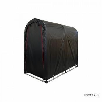南榮工業 サイクルハウス 2台用(BK) ブラック