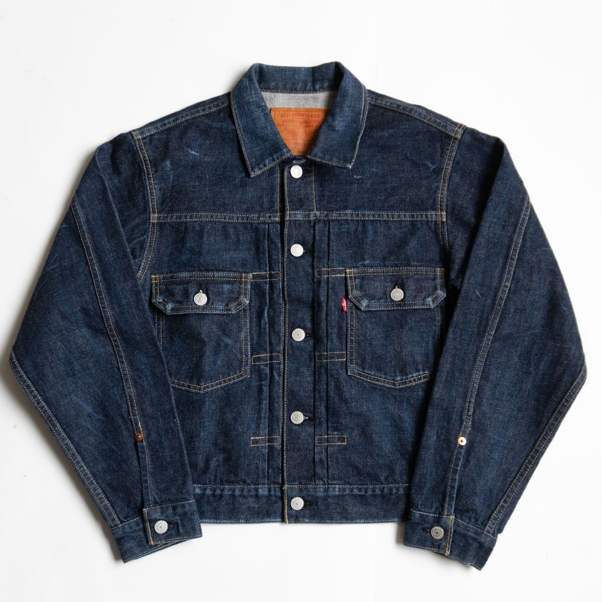 雰囲気抜群/濃紺】 LEVI'S 【 507XX ビッグE デニムジャケット 】38
