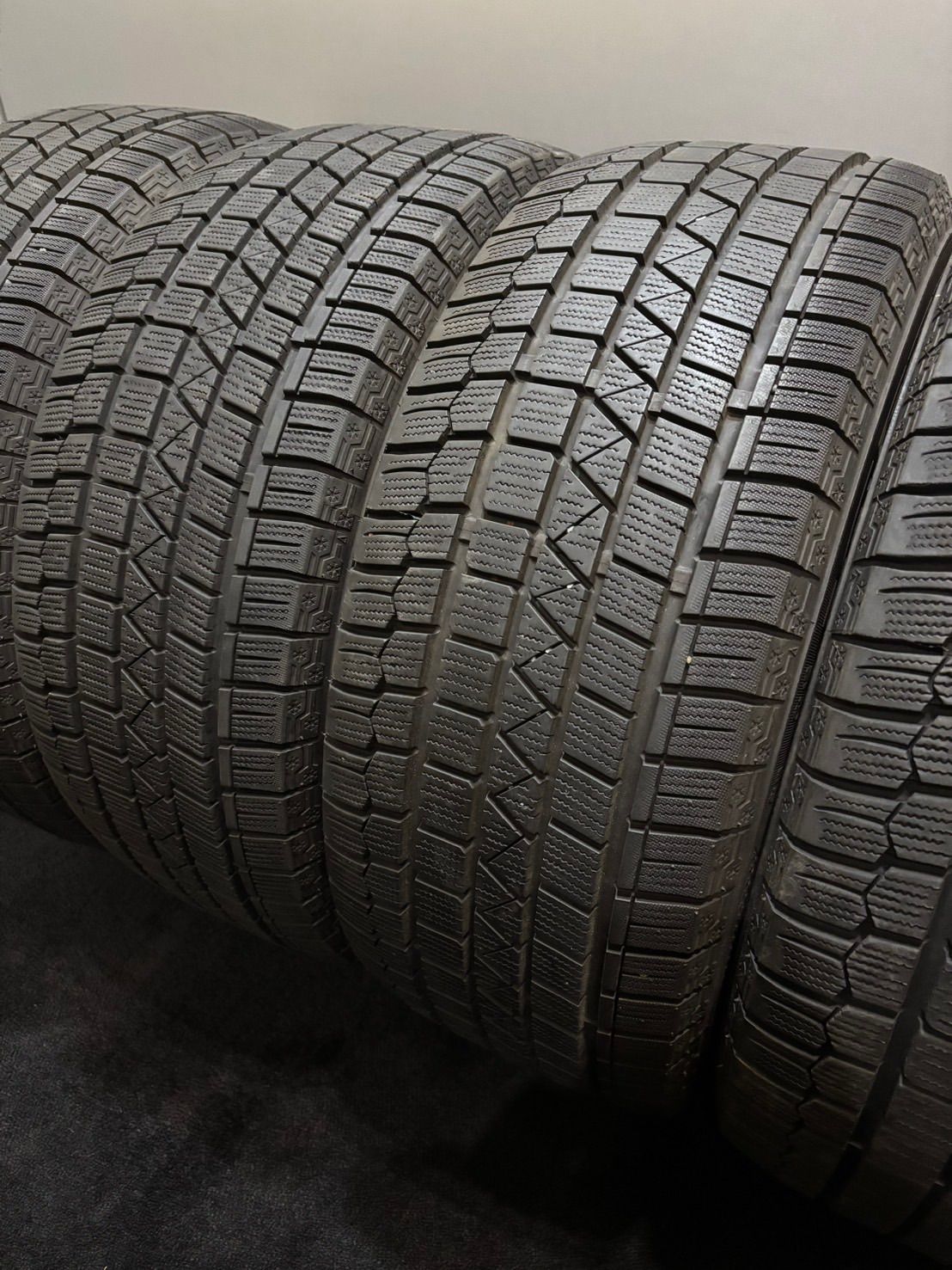 ★225/55R16 KENDA/ICETEC NEO 20年製 スタッドレス 4本 (4-L952)