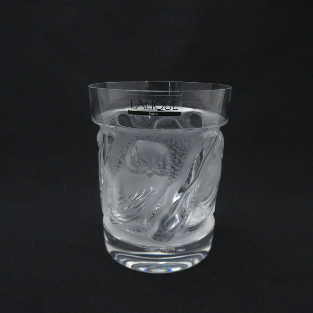 未使用 LALIQUE ラリック HULOTTE ユロット 梟 フクロウ ふくろう