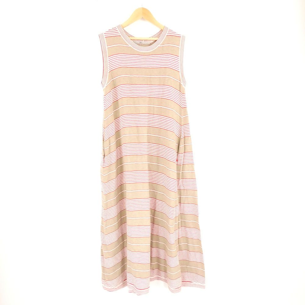 45R ノースリーブ ロングワンピース ネイビー 美品 美品 45r フォーティファイブアール ノースリーブワンピース 0