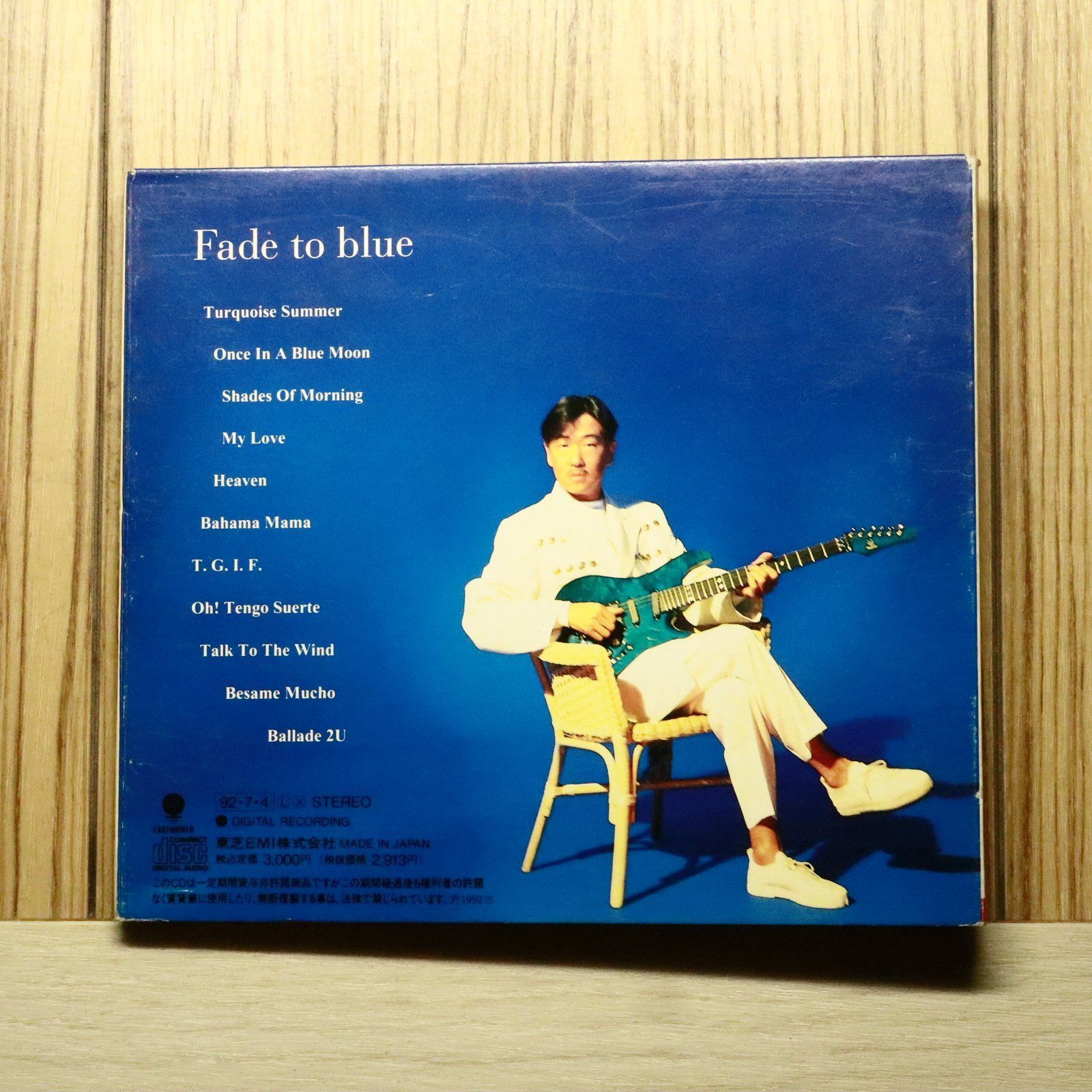 国内盤CD☆高中正義/Masayoshi Takanaka□ Fade to blue 【TOCT6538