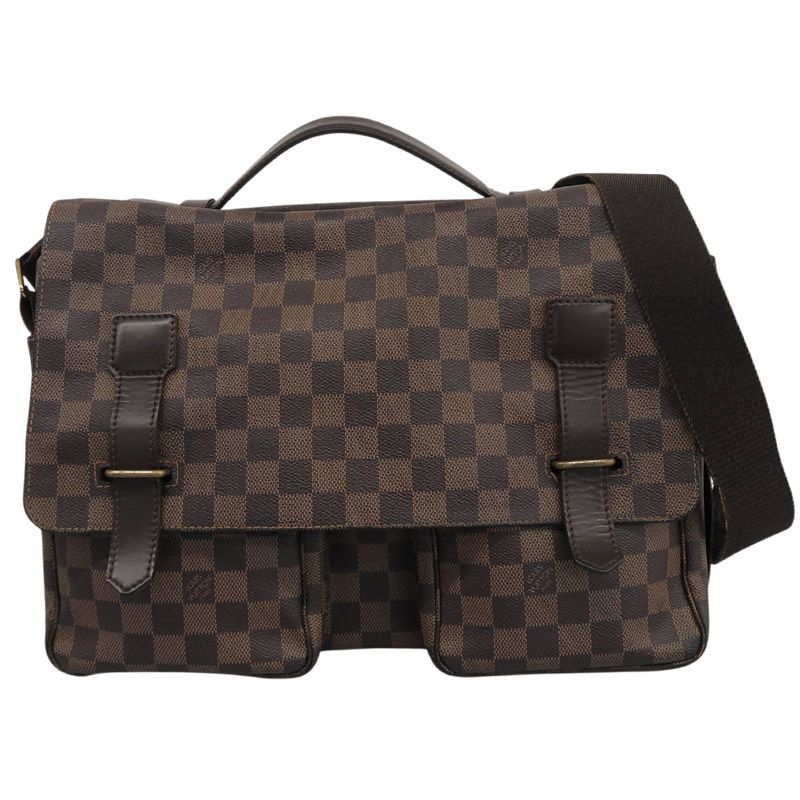 ルイヴィトン LOUIS VUITTON ダミエ ブロードウェイ ショルダーバッグ エベヌ N42270 中古 新入荷 LV2081 ルイヴィトン LOUIS VUITTON ダミエ ブロードウェイ ショルダーバッグ