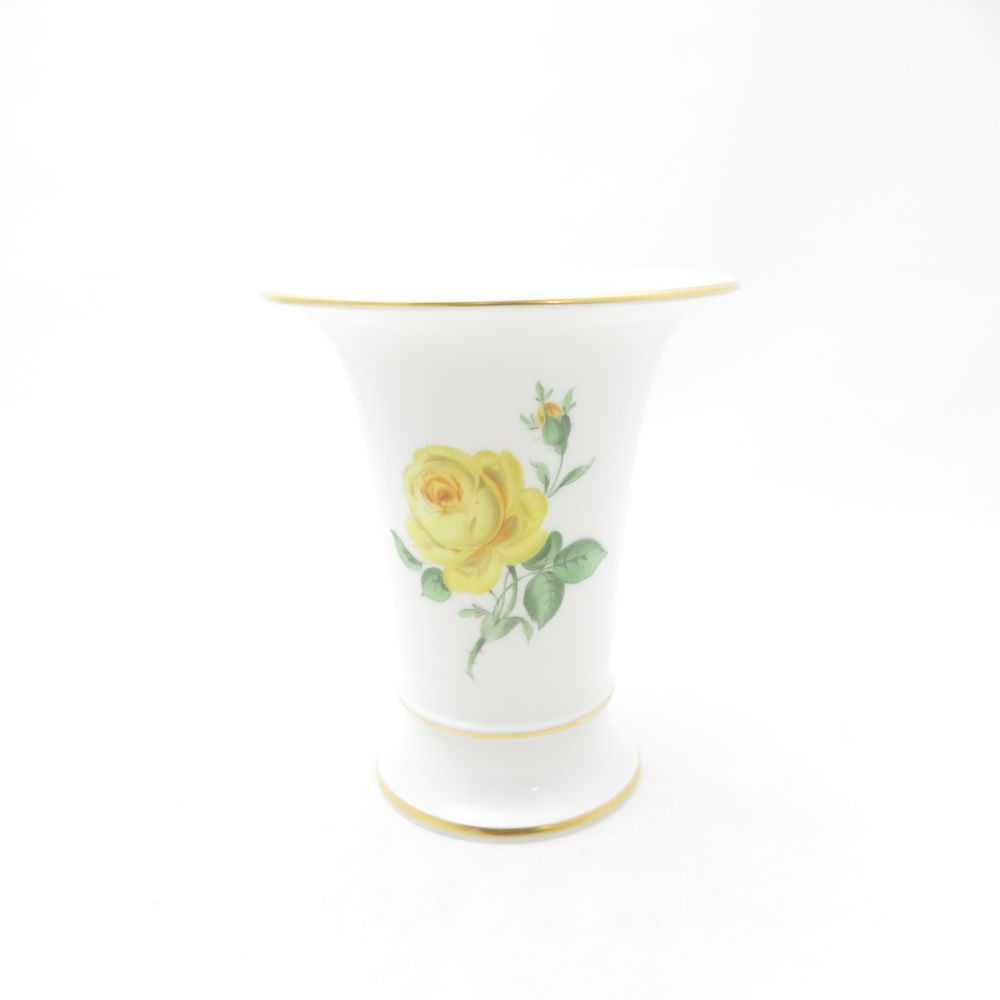 美品 MEISSEN マイセン 花瓶 フラワーベース ドイツ製 西洋陶器