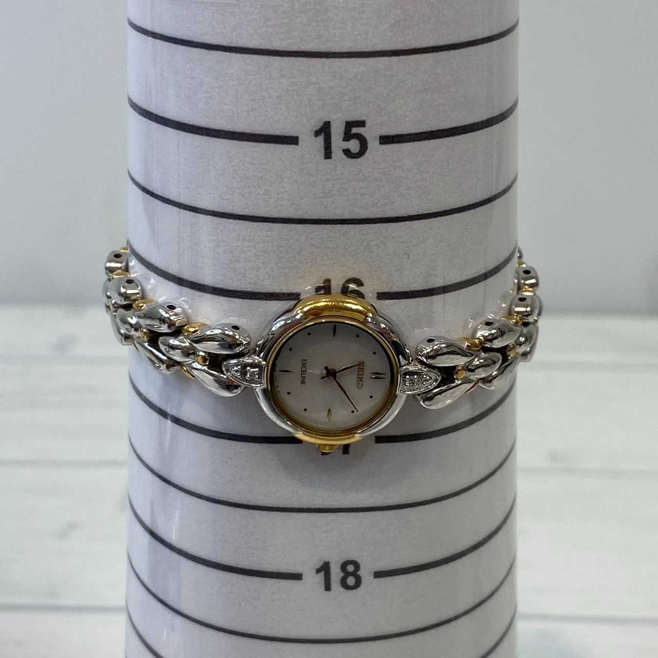 塩】稼働品♪ セイコー SEIKO エクセリーヌ EXCELINE 4N20-1060 腕時計