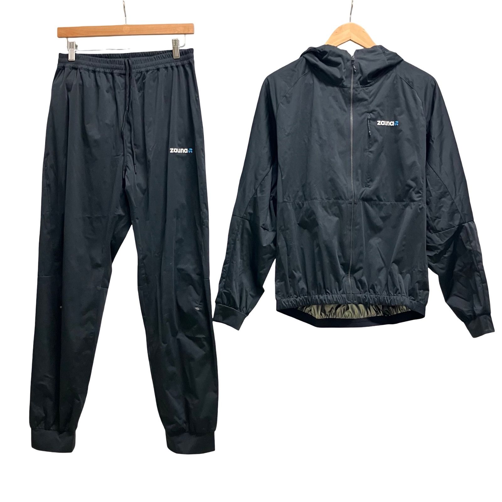 zauna ザウナ zauna suit サウナスーツ ブラック サイズM 袋付き 【MY316】