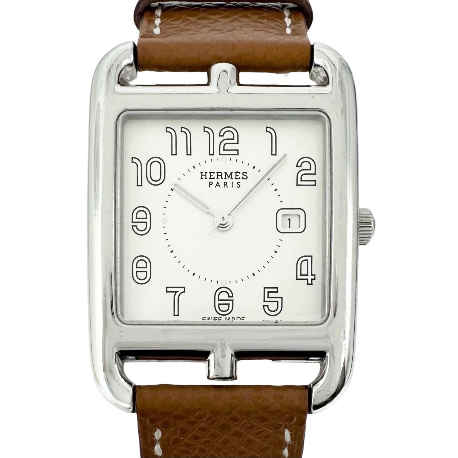 美品 HERMES エルメス ケープコッド CC2.710 腕時計 ステンレス