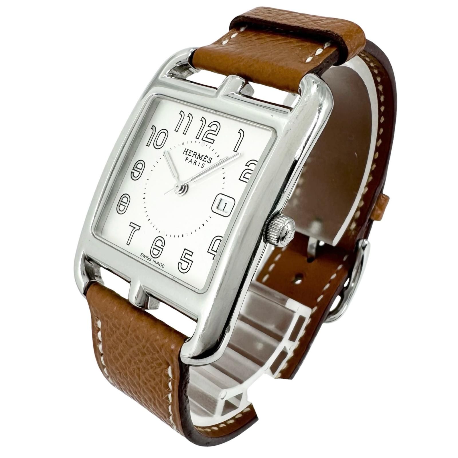 美品 HERMES エルメス ケープコッド CC2.710 腕時計 ステンレス