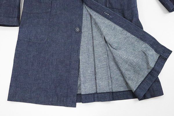 希少 コムデギャルソン コムコム 丸襟 コート COMME des GARCONS COMME des GARCONS ◇ デニム 丸襟 コート