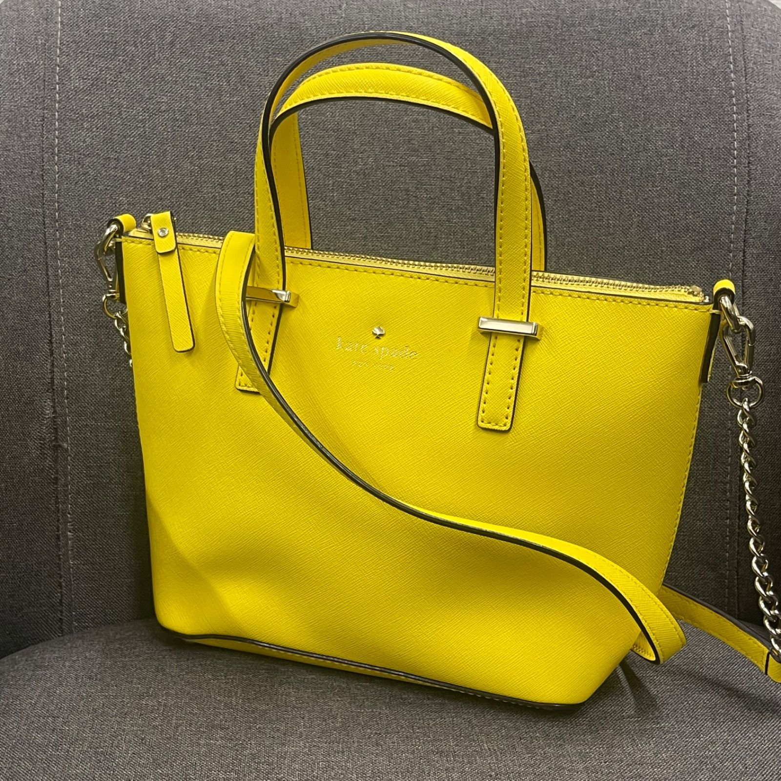 ケイトスペード  ハンドバッグ イエロー  Kate Spade ショルダーバッグ サム スエード NPA】kate spade new york ケイトスペード ハンドバッグ ショルダー