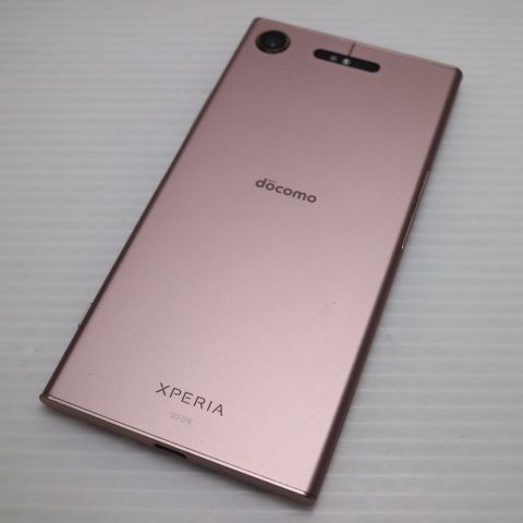 超美品 SO-01K Xperia XZ1 ピンク スマホ 即日発送 スマホ 白ロム