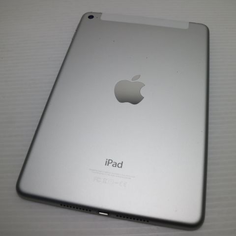 中古 SIMフリー iPad mini 4 Cellular セルラー 64GB シルバー 即日