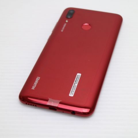 新品同様 HUAWEI nova lite3 コーラルレッド スマホ 本体 白ロム 土日