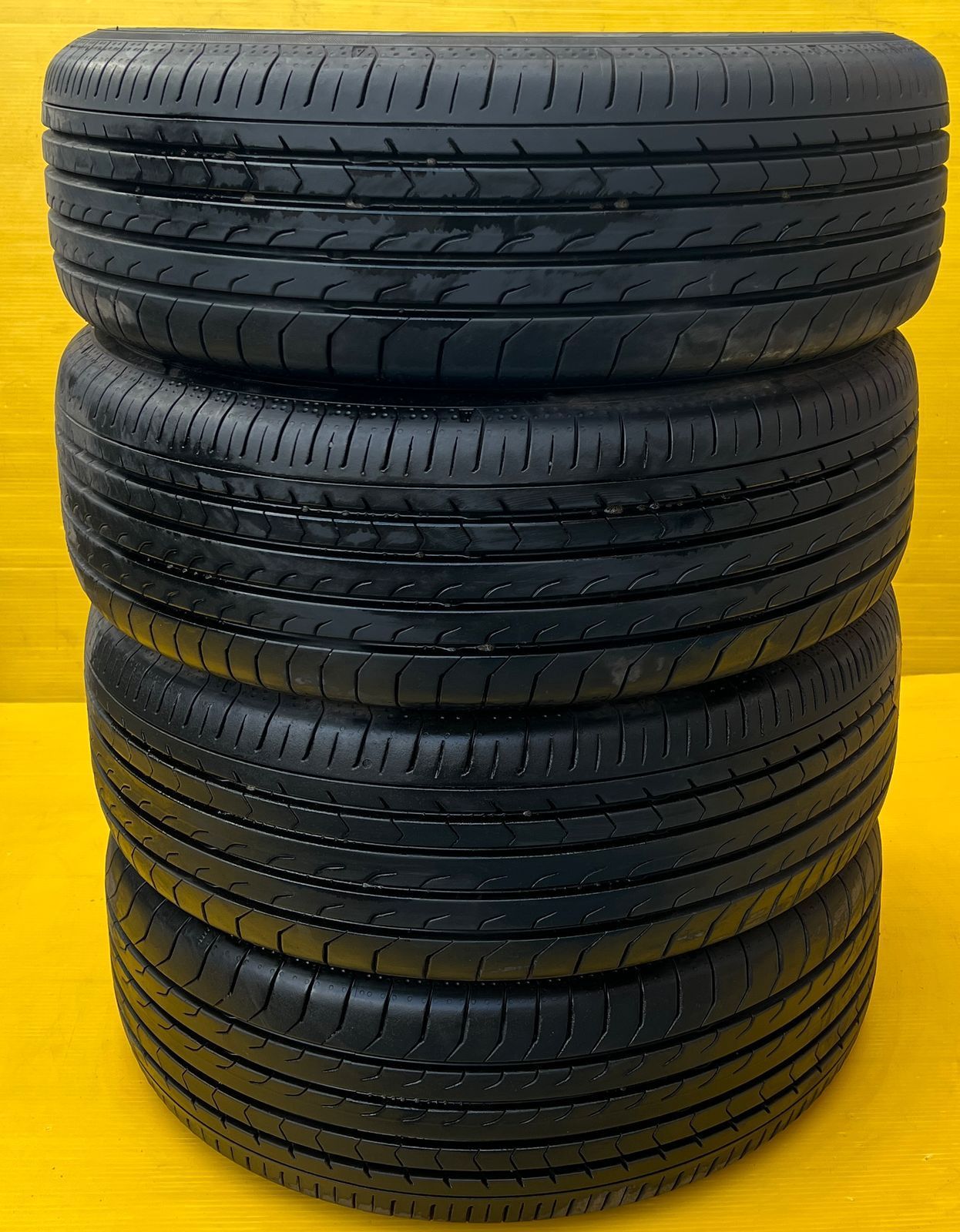 AT-740] 4本 ★2023★ ヨコハマタイヤ YOKOHAMA TYRE FD9N 195/65R15 91H 溝 8.11mｍ 日本製