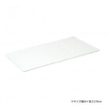 高田ベッド製作所 低反発マット用綿製カバー 幅50×長さ170cm 白 C-1238