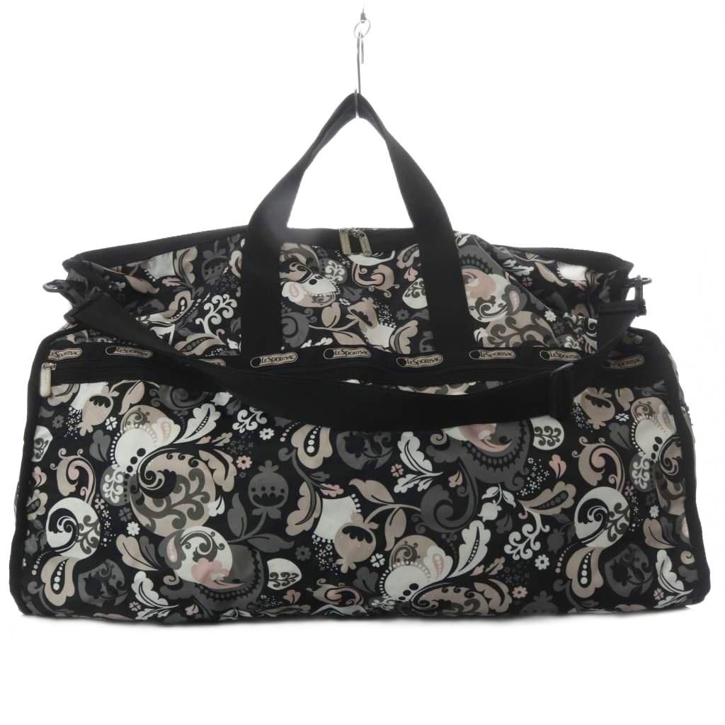 LeSportsac レスポ 2way ボストンバッグ ショルダー ラケット柄 レスポートサック LesportSAC ボストンバッグ トートバッグ ショルダー