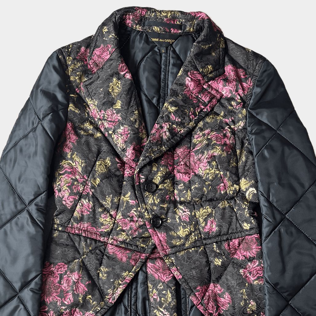 AD2004 レア コムデギャルソン レースアップ 燕尾ジャケット COMME des GARCONS(コムデギャルソン) 14SS swallowtail jacket 燕尾