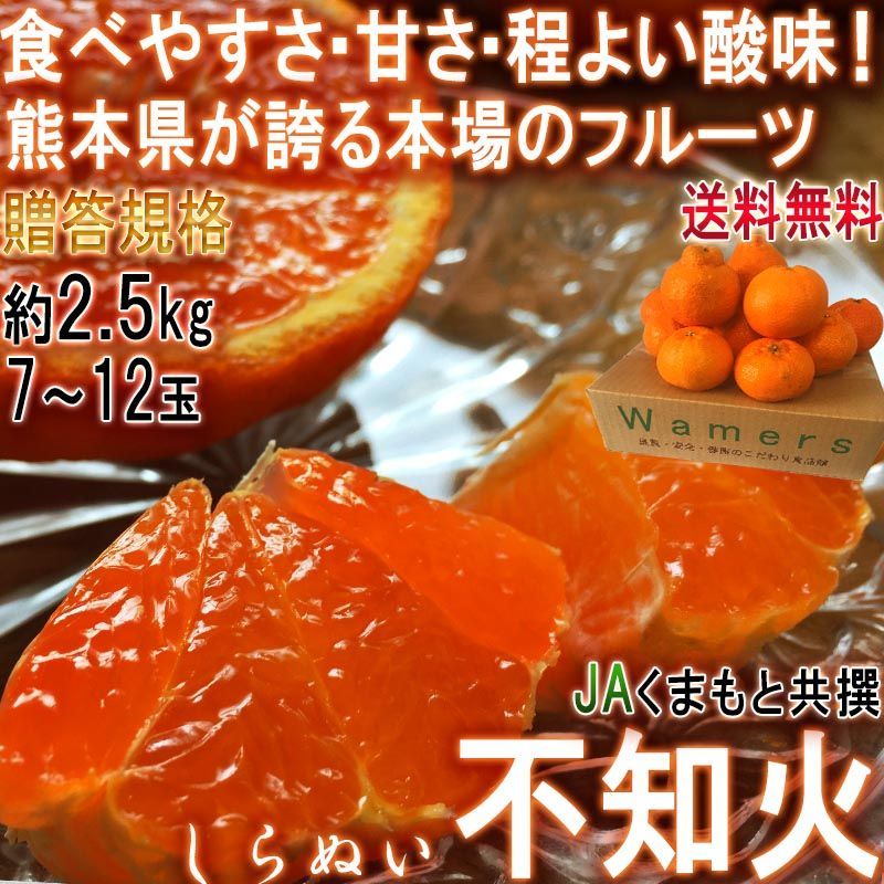 ♪SALE♪熊本県産 不知火 サイズおまかせ (20kg) 不知火柑 約5キロ前後 熊本産 15玉〜22玉 デコポンと同品種
