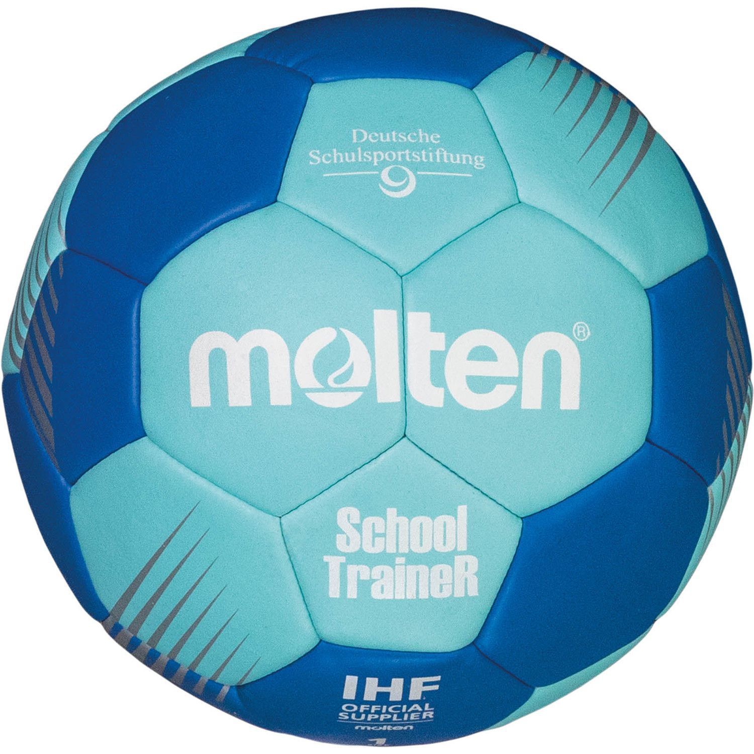 【ハンドボール】モルテン(molten) School MasteR Trainer ブルー＆ライトブルー 1号球