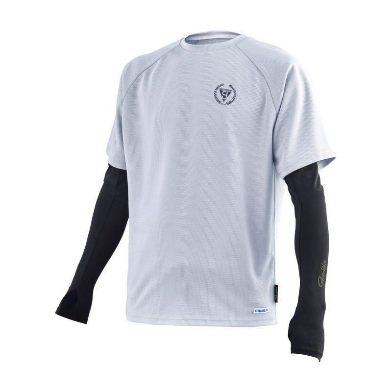 がまかつ アルテマクールTシャツ(アームカバー付き) GM-3787 アイスホワイト Lサイズ｜gamakatsu