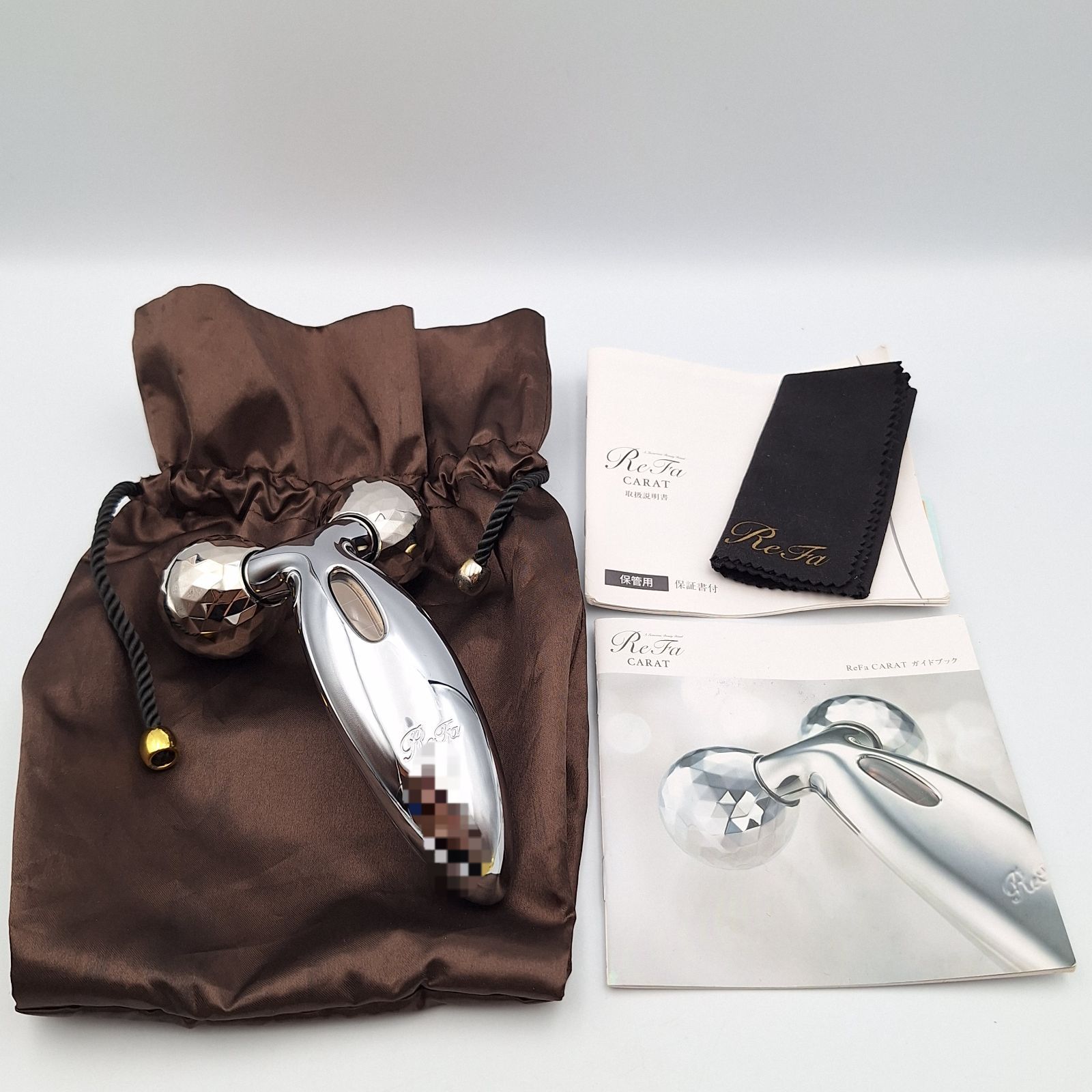 ReFa CARAT 美顔ローラー 美顔器 リファ カラット クロス 袋 説明書