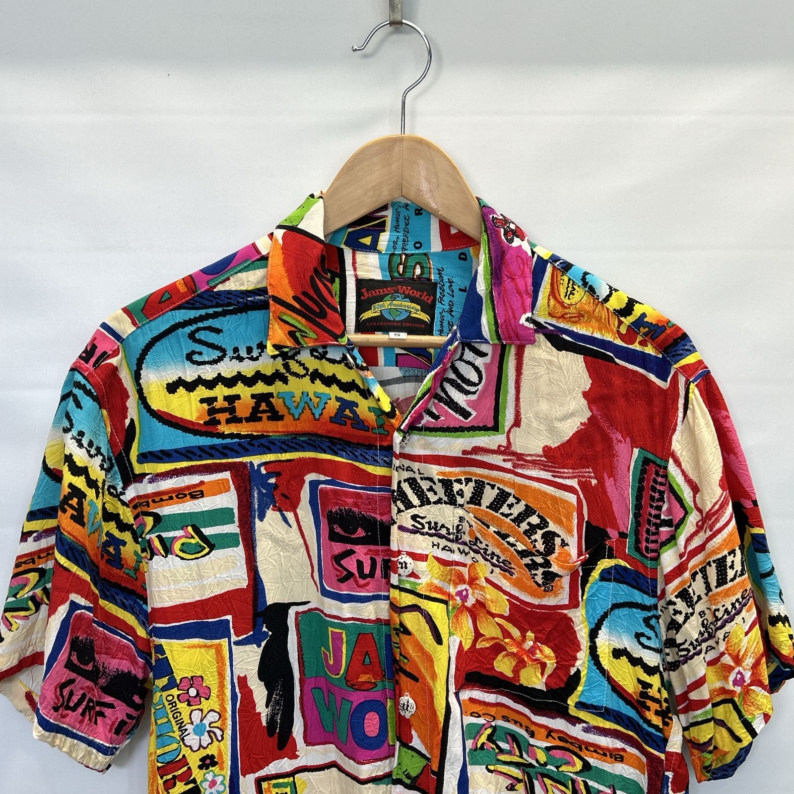 JAMS WORLD ジャムズワールド アロハシャツ ビンテージ 90s 00s 浜館75-2275] [店舗併売品] JAMS WORLD ジャムズワールド アロハシャツ