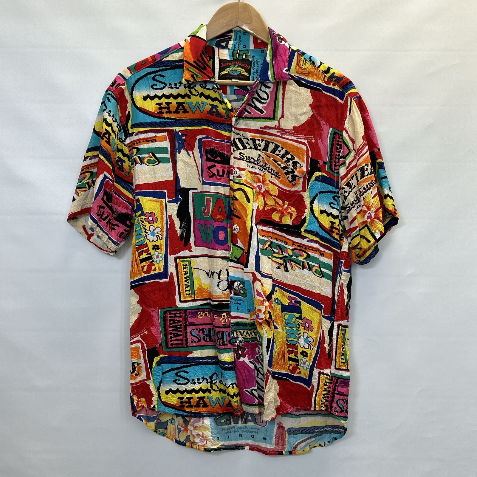 JAMS WORLD ジャムズワールド アロハシャツ ビンテージ 90s 00s 浜館75-2275] [店舗併売品] JAMS WORLD ジャムズワールド アロハシャツ