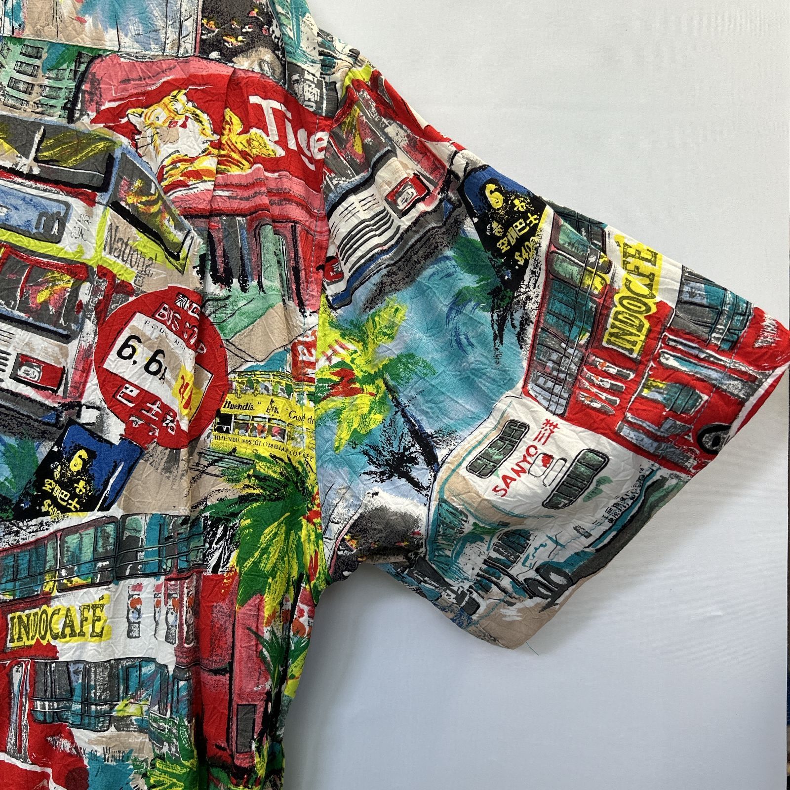 浜館75-2276] [店舗併売品] JAMS WORLD ジャムズワールド アロハシャツ